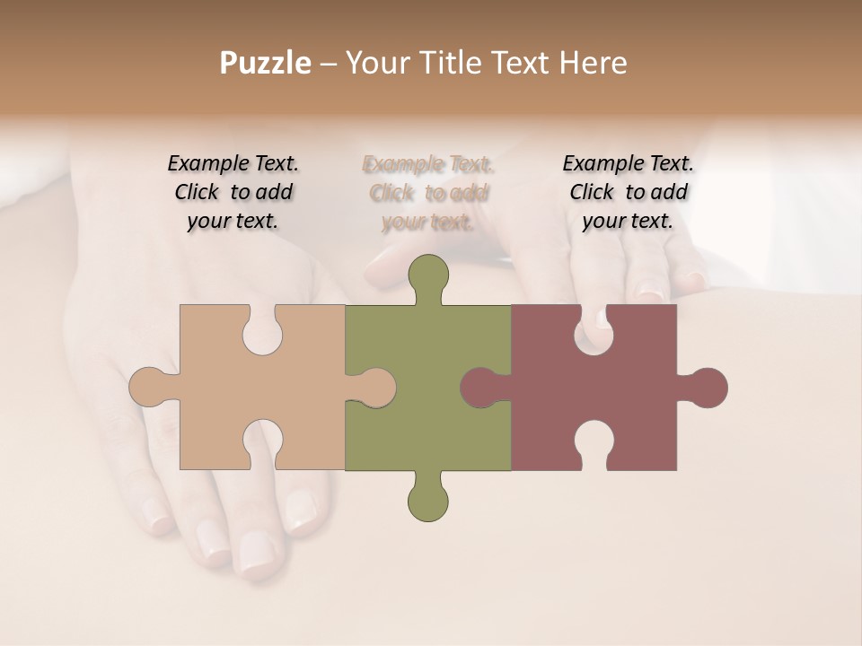 Spa Care Girl PowerPoint Template