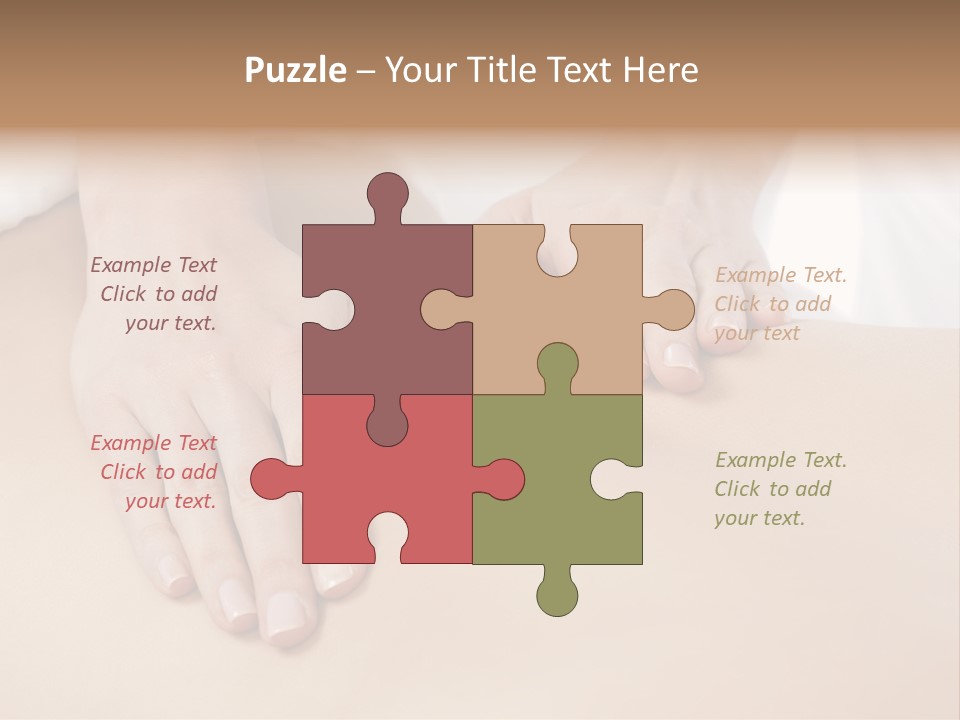 Spa Care Girl PowerPoint Template