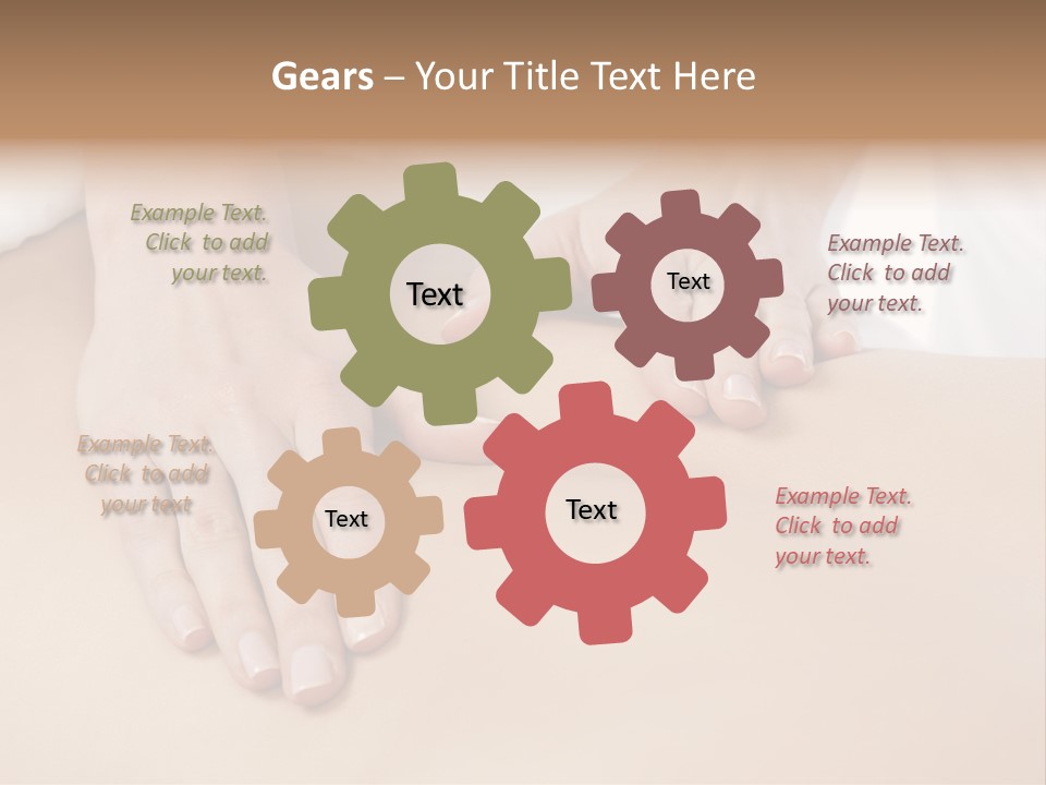 Spa Care Girl PowerPoint Template