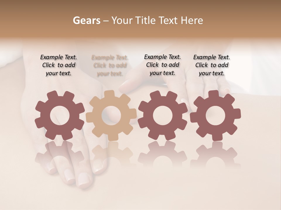 Spa Care Girl PowerPoint Template