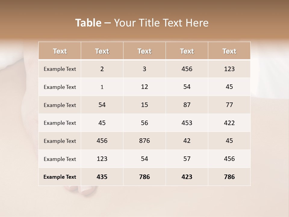 Spa Care Girl PowerPoint Template