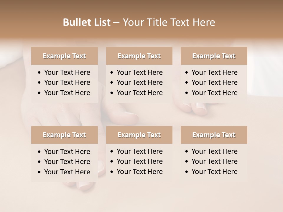 Spa Care Girl PowerPoint Template