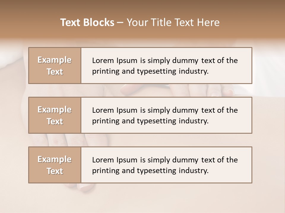 Spa Care Girl PowerPoint Template