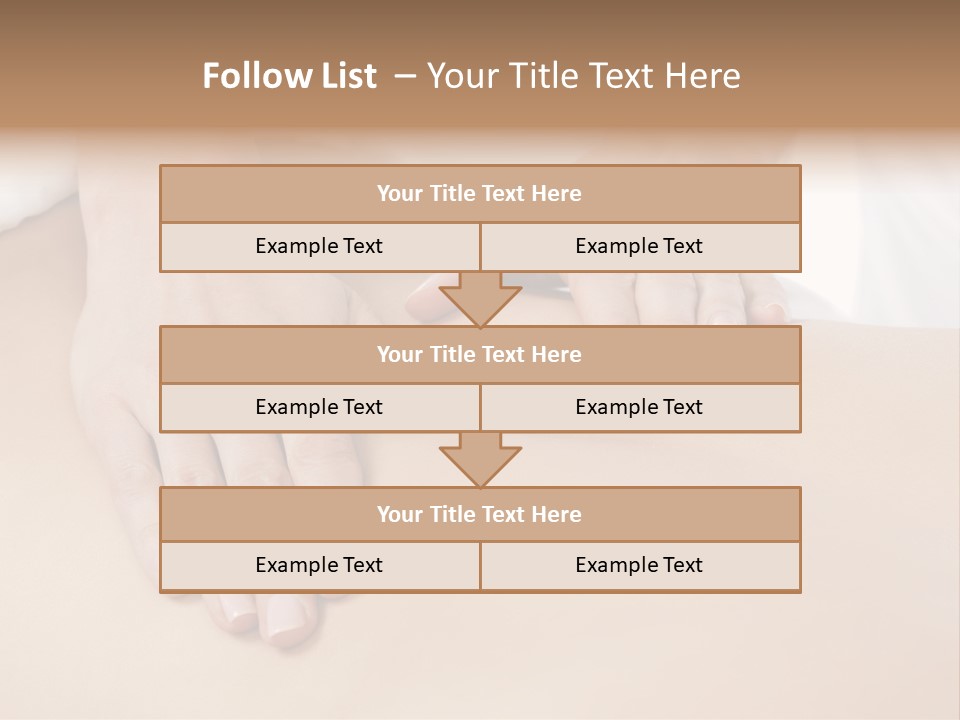 Spa Care Girl PowerPoint Template