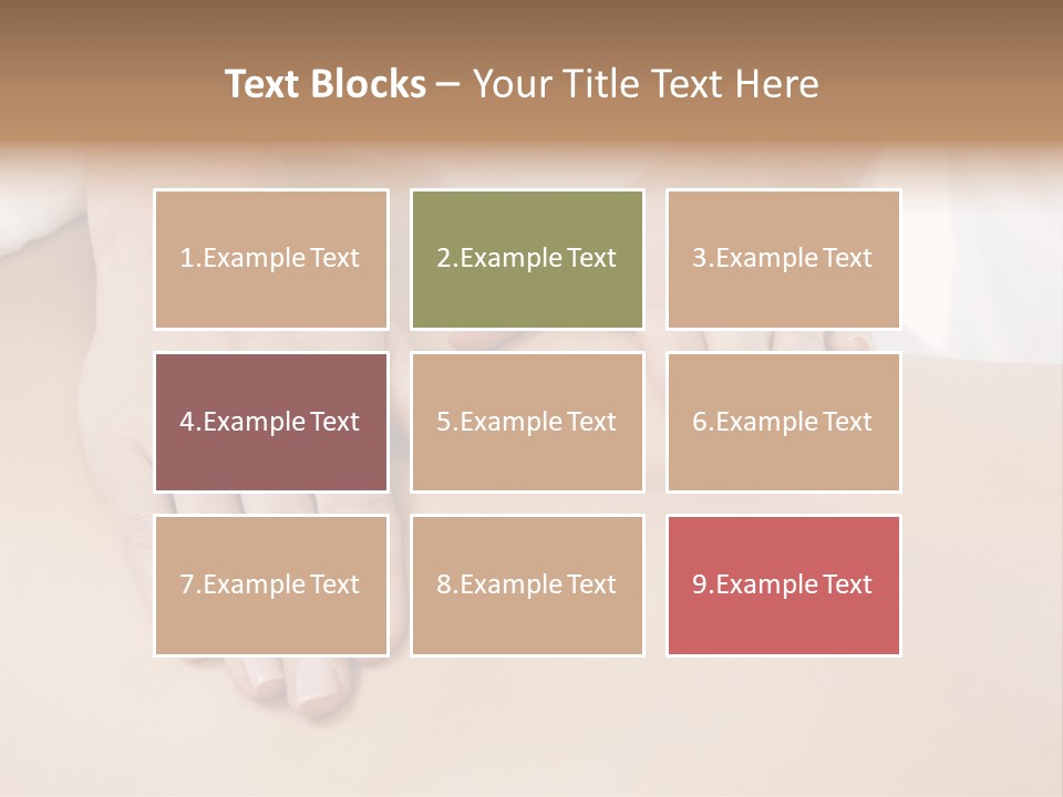 Spa Care Girl PowerPoint Template