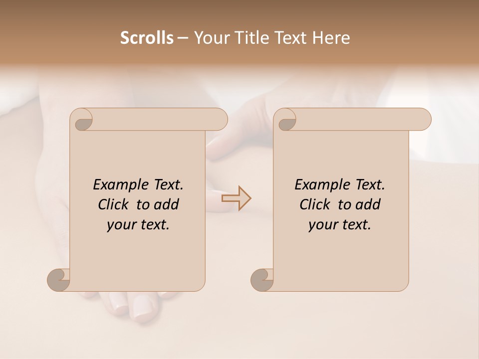 Spa Care Girl PowerPoint Template