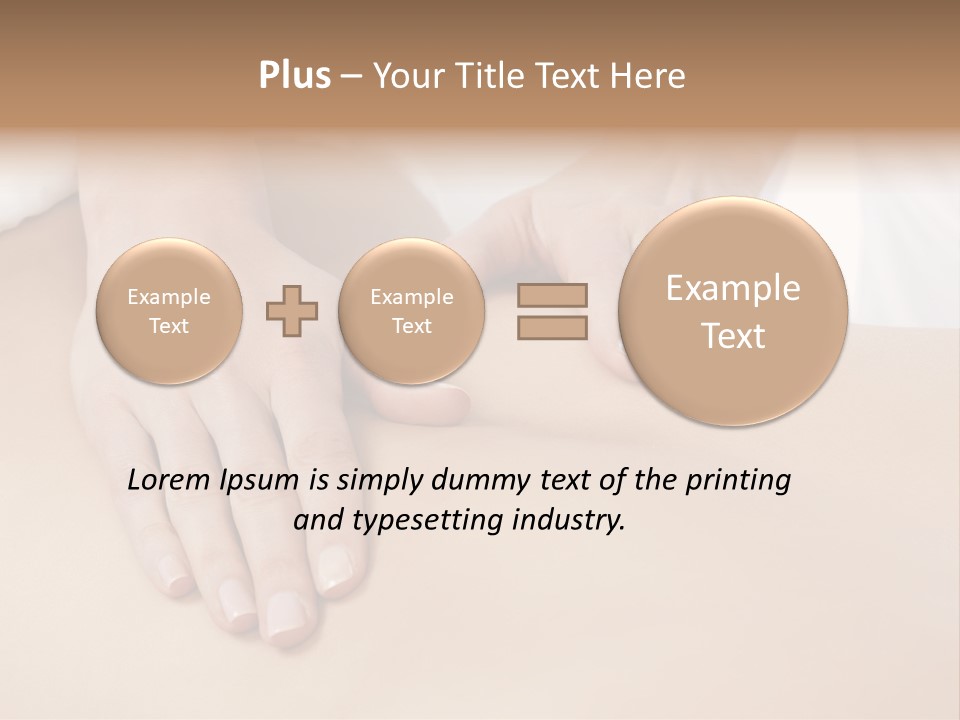 Spa Care Girl PowerPoint Template