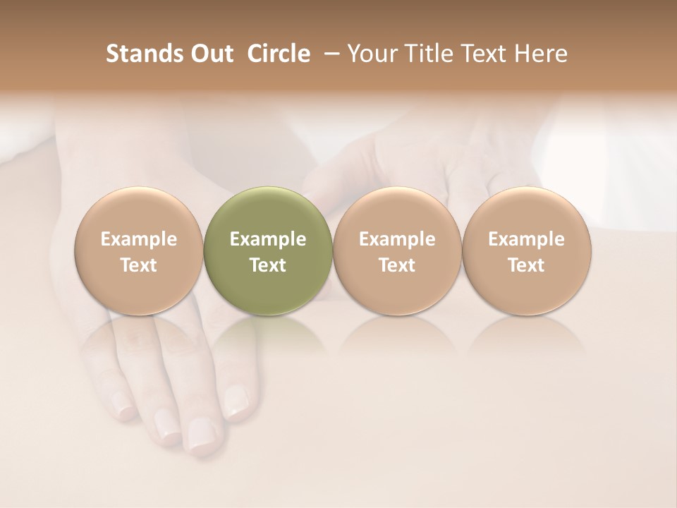 Spa Care Girl PowerPoint Template