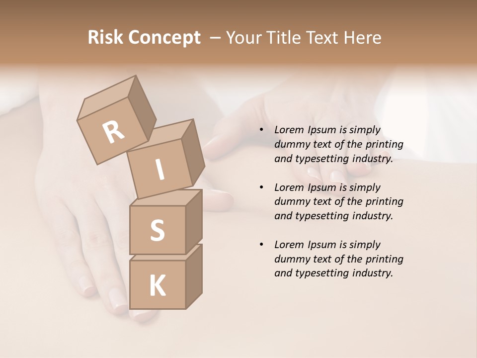 Spa Care Girl PowerPoint Template