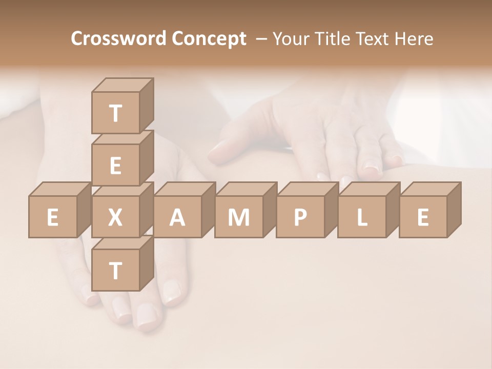 Spa Care Girl PowerPoint Template