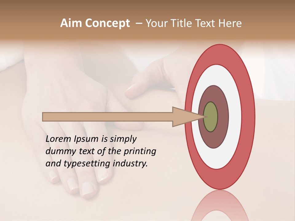 Spa Care Girl PowerPoint Template