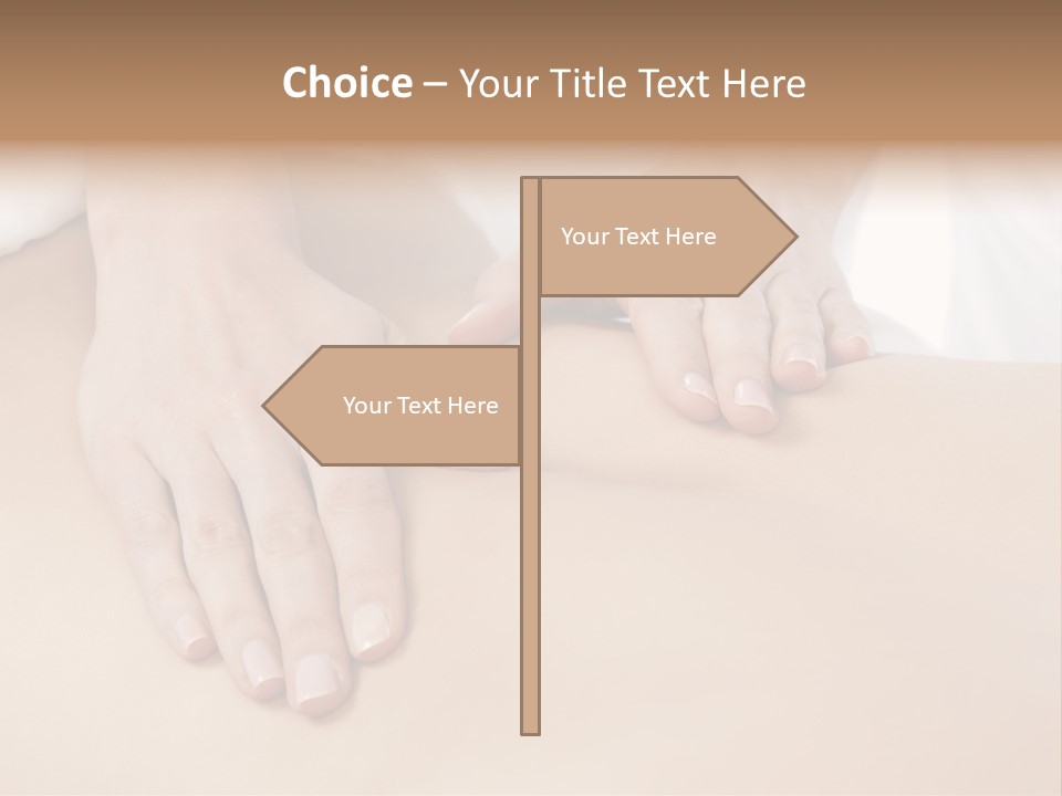 Spa Care Girl PowerPoint Template