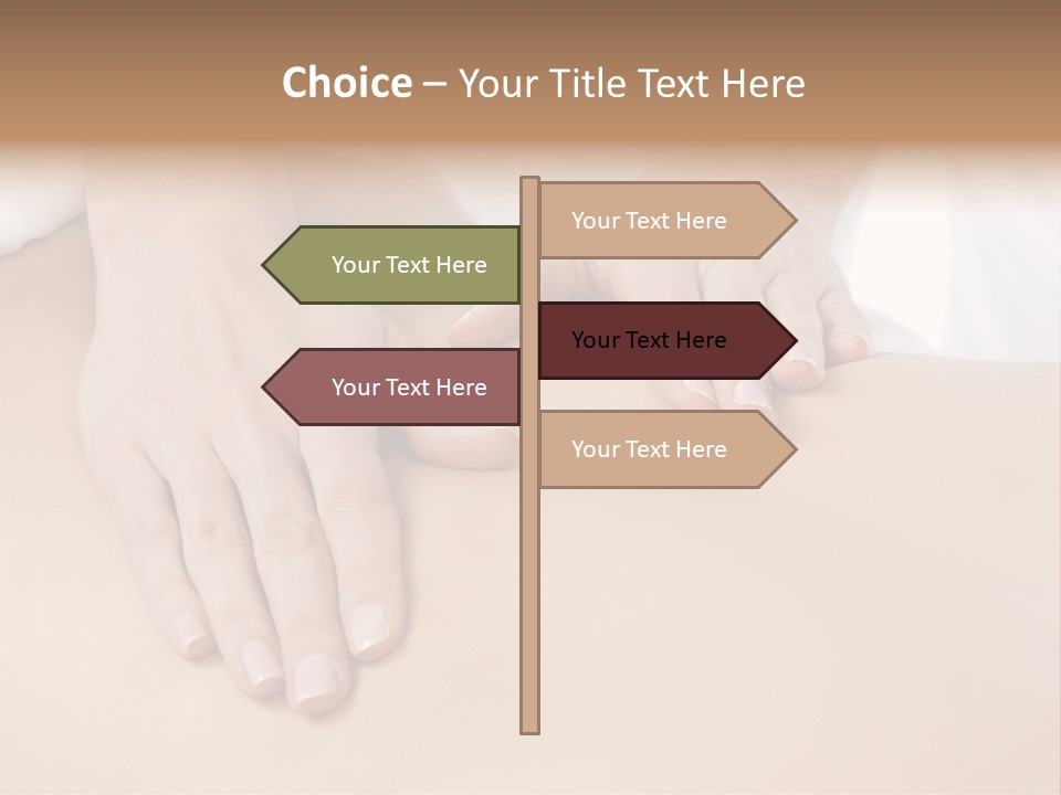 Spa Care Girl PowerPoint Template