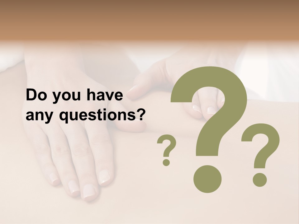 Spa Care Girl PowerPoint Template