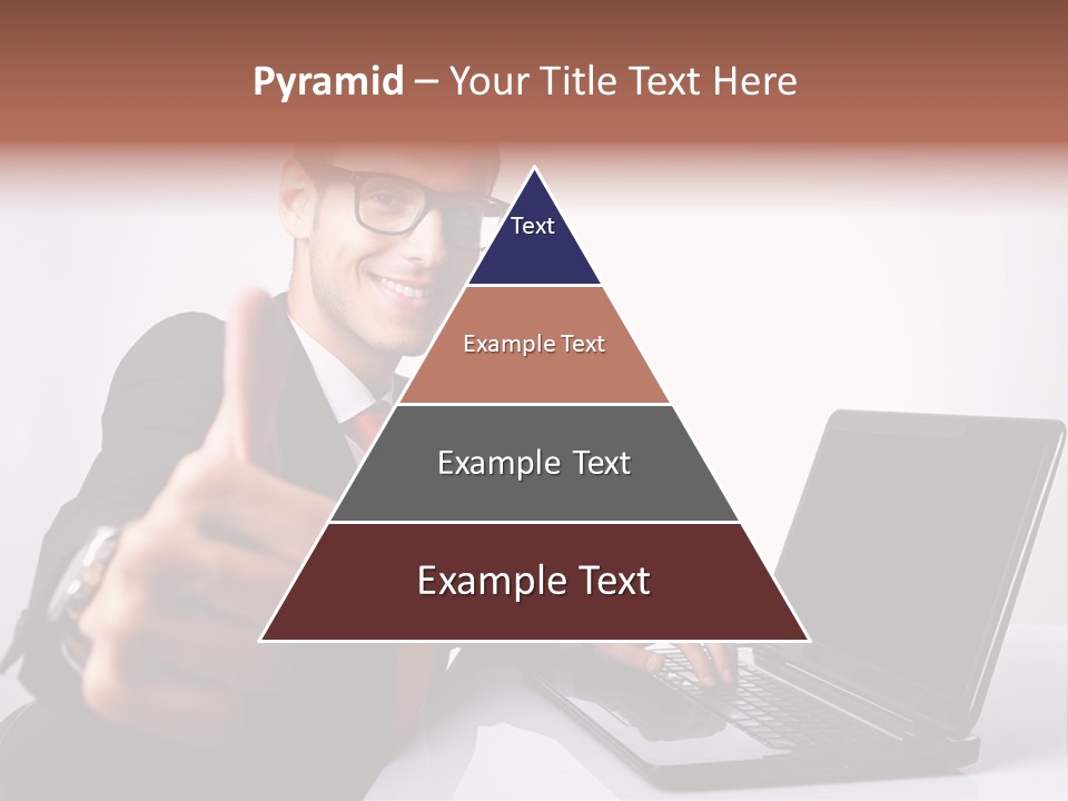 Computer Looking People PowerPoint Template