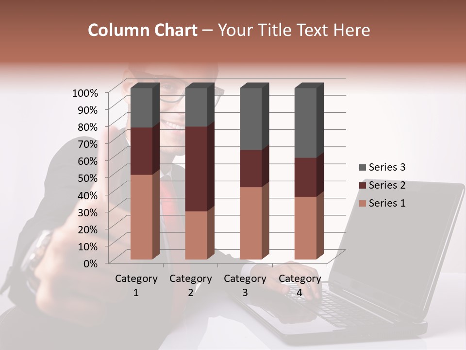 Computer Looking People PowerPoint Template