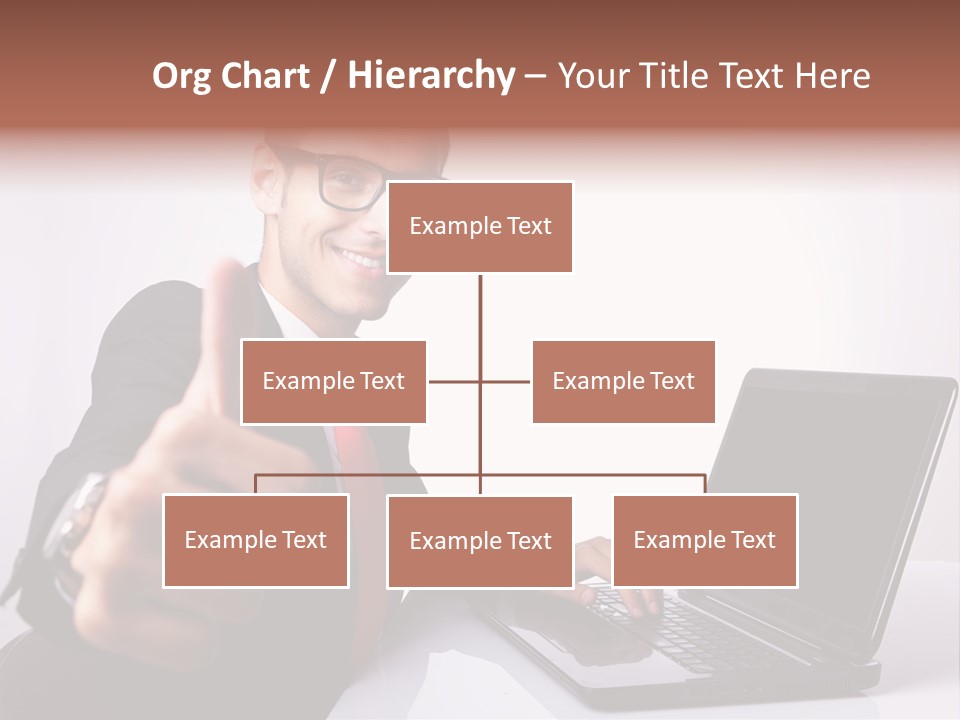 Computer Looking People PowerPoint Template