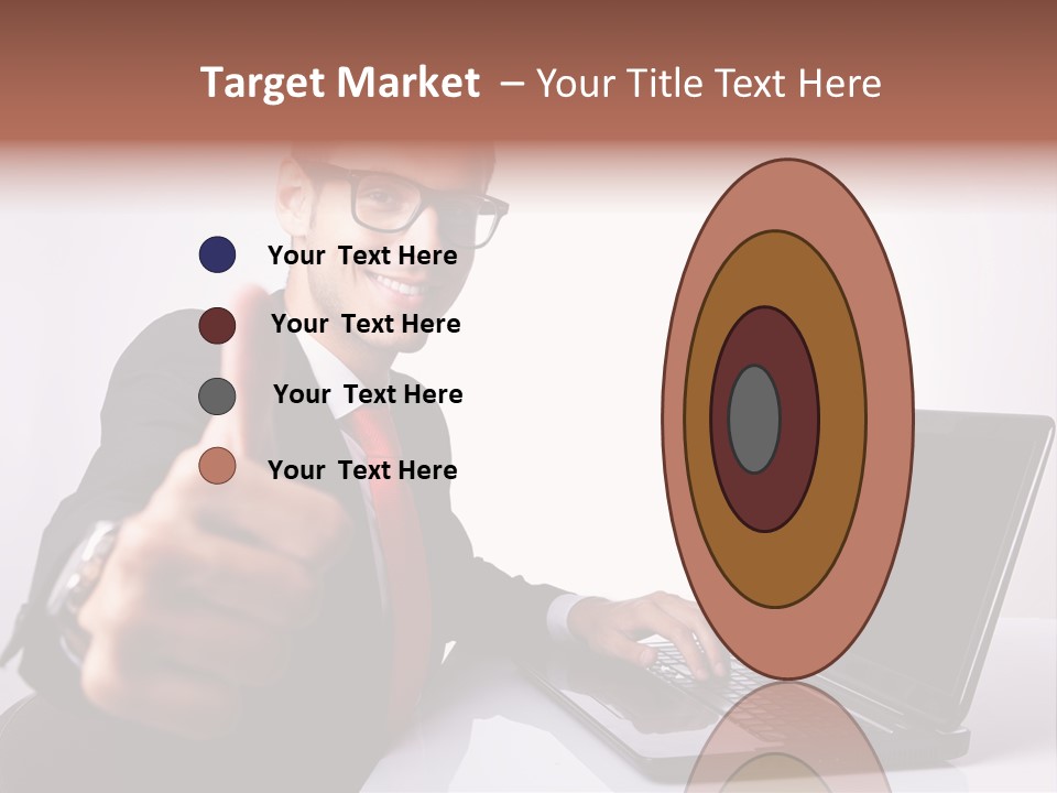 Computer Looking People PowerPoint Template