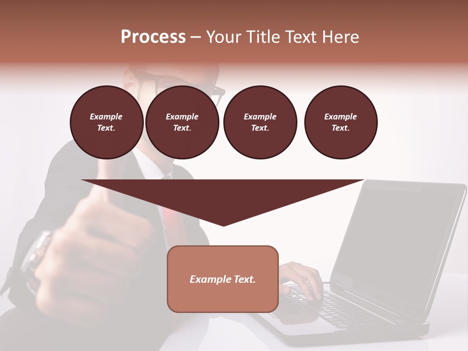 Computer Looking People PowerPoint Template