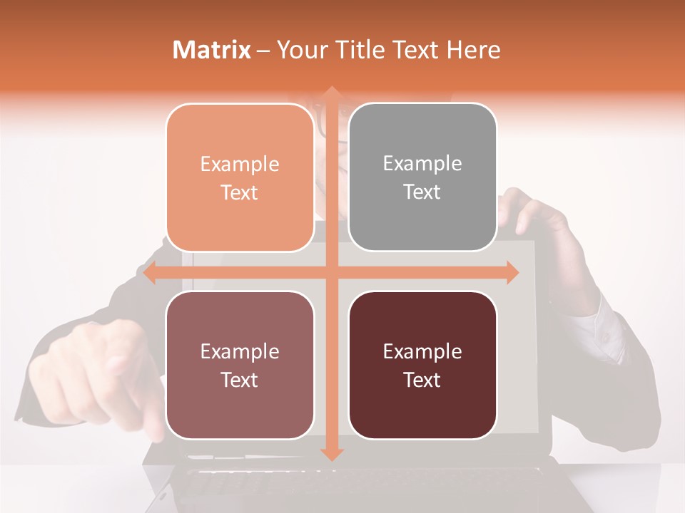 Professional Laptop Suit PowerPoint Template