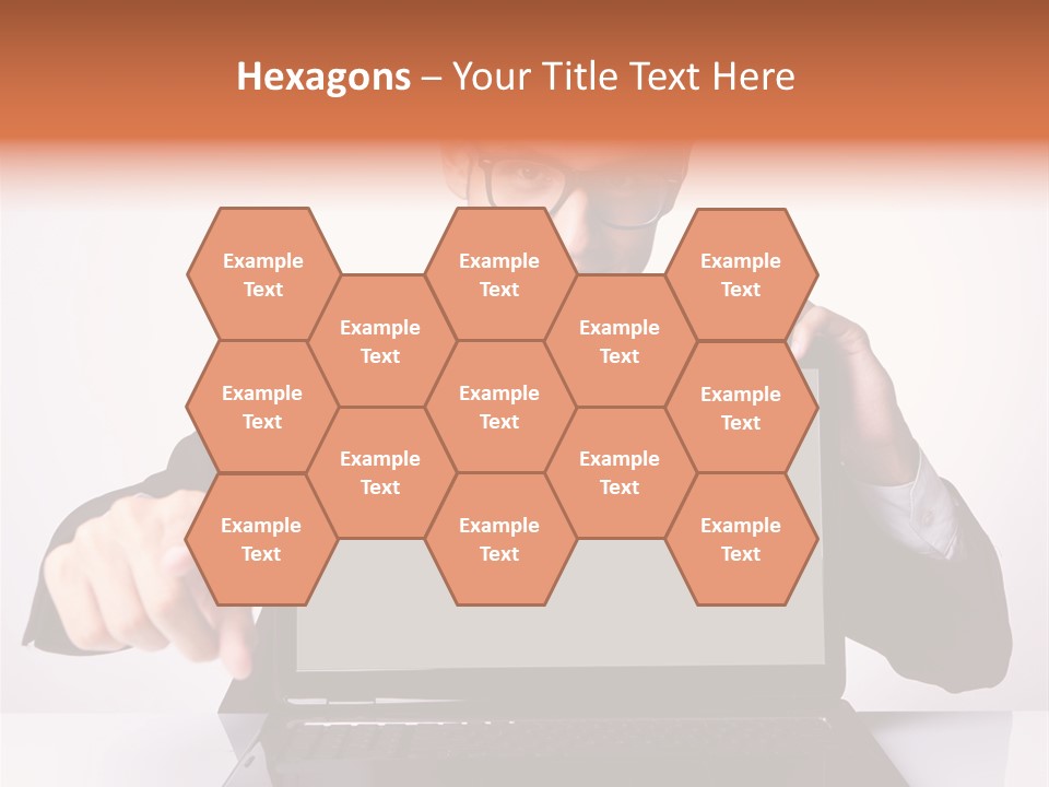 Professional Laptop Suit PowerPoint Template