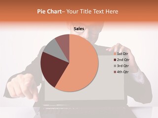 Professional Laptop Suit PowerPoint Template