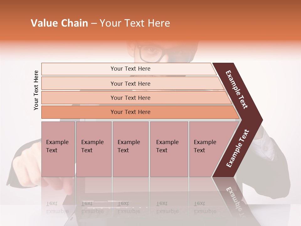 Professional Laptop Suit PowerPoint Template