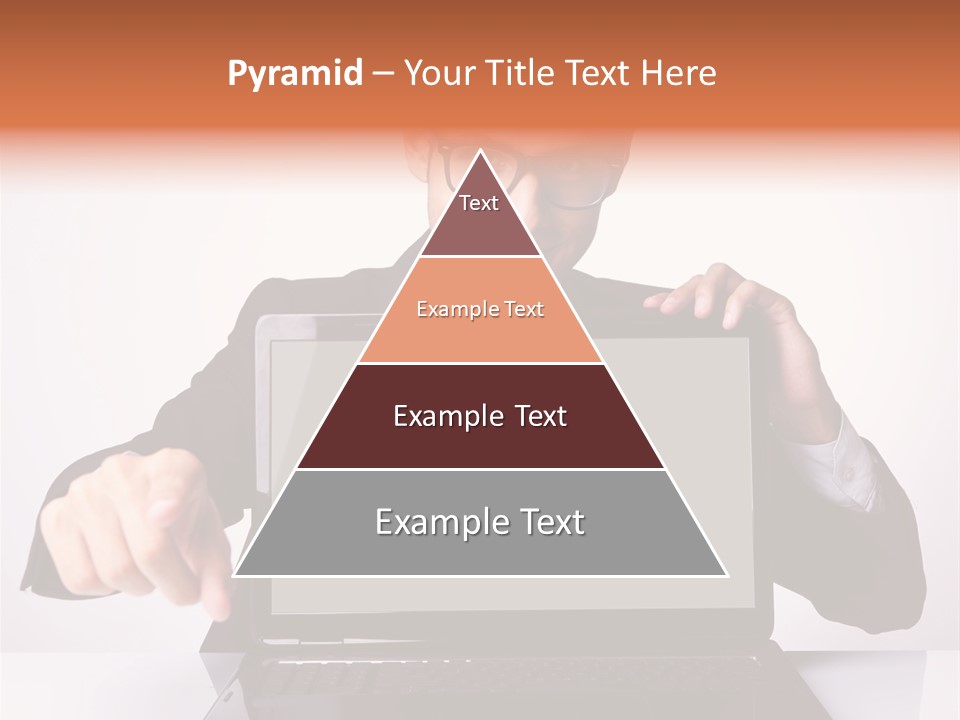 Professional Laptop Suit PowerPoint Template