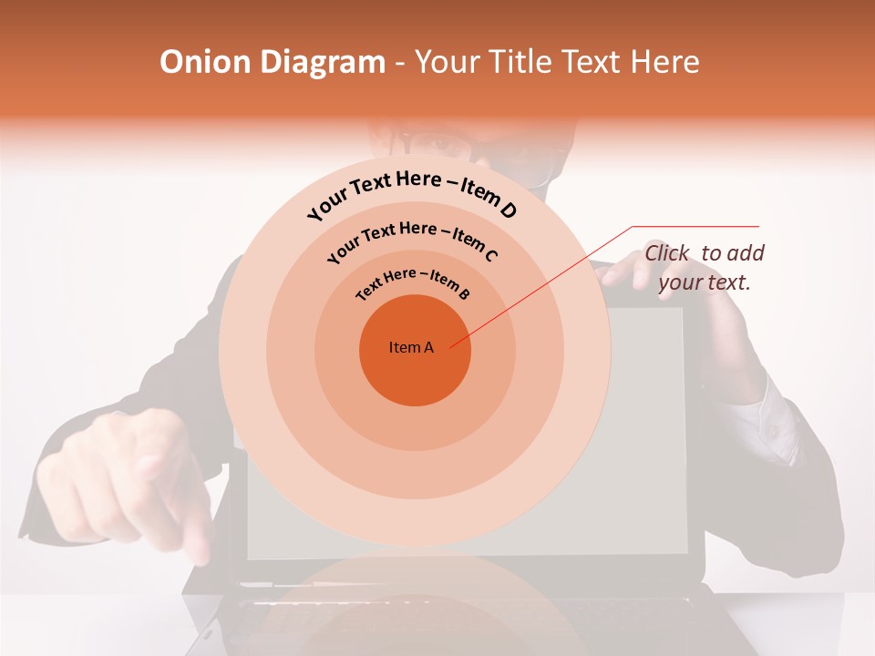 Professional Laptop Suit PowerPoint Template