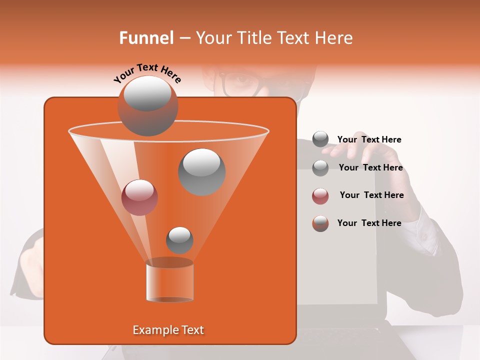 Professional Laptop Suit PowerPoint Template