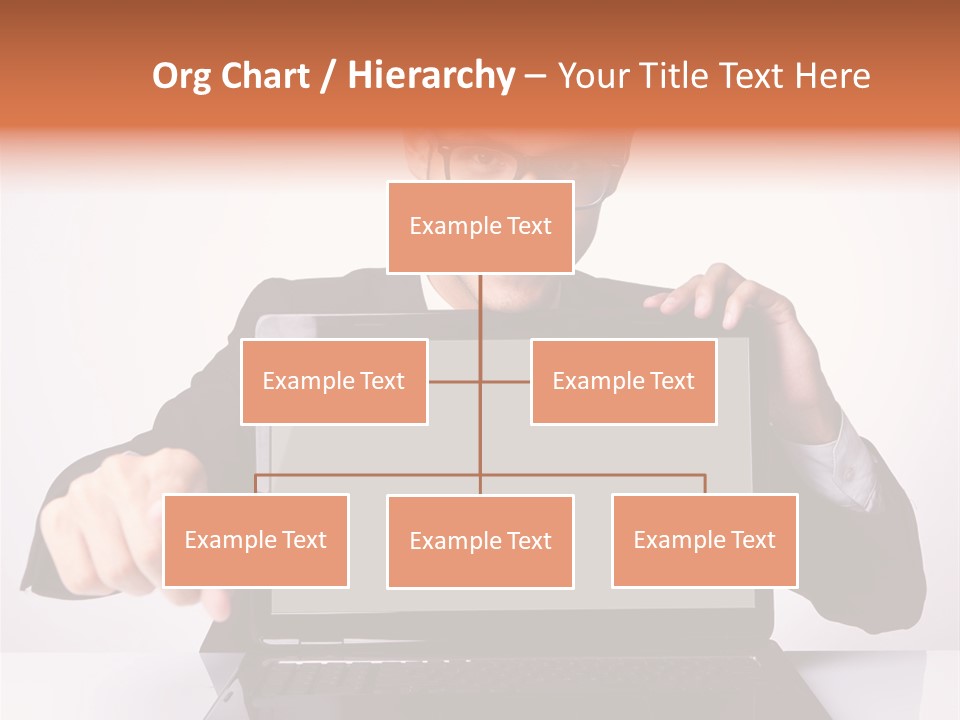 Professional Laptop Suit PowerPoint Template