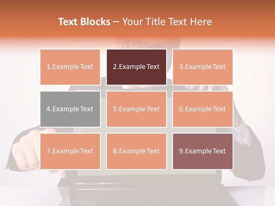 Professional Laptop Suit PowerPoint Template