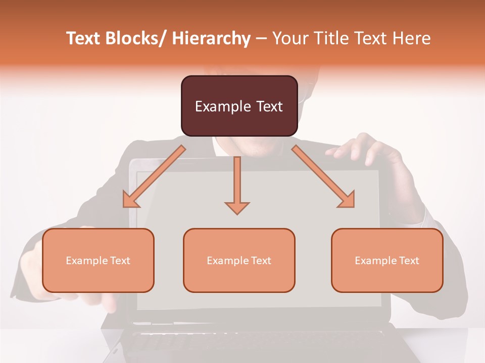 Professional Laptop Suit PowerPoint Template