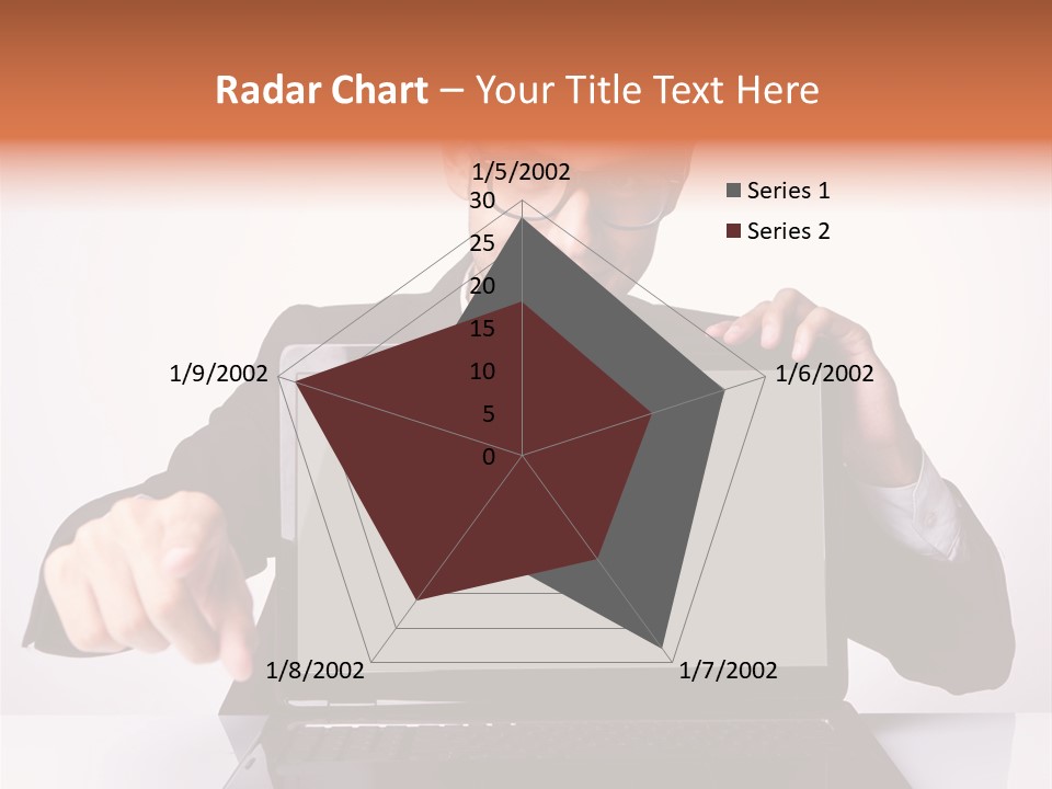 Professional Laptop Suit PowerPoint Template