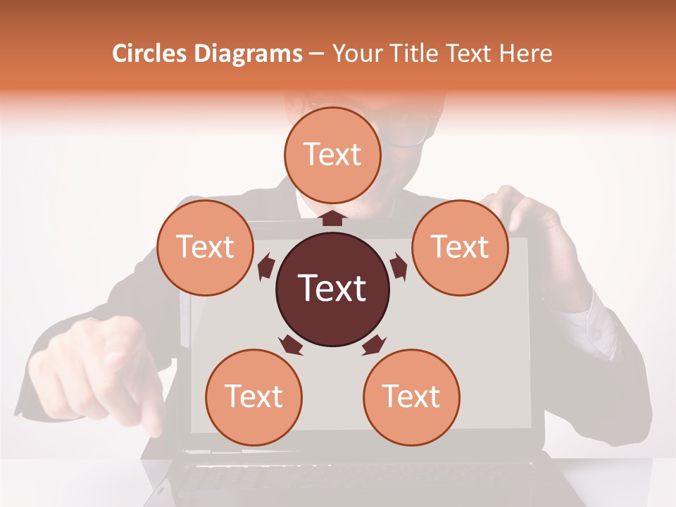 Professional Laptop Suit PowerPoint Template