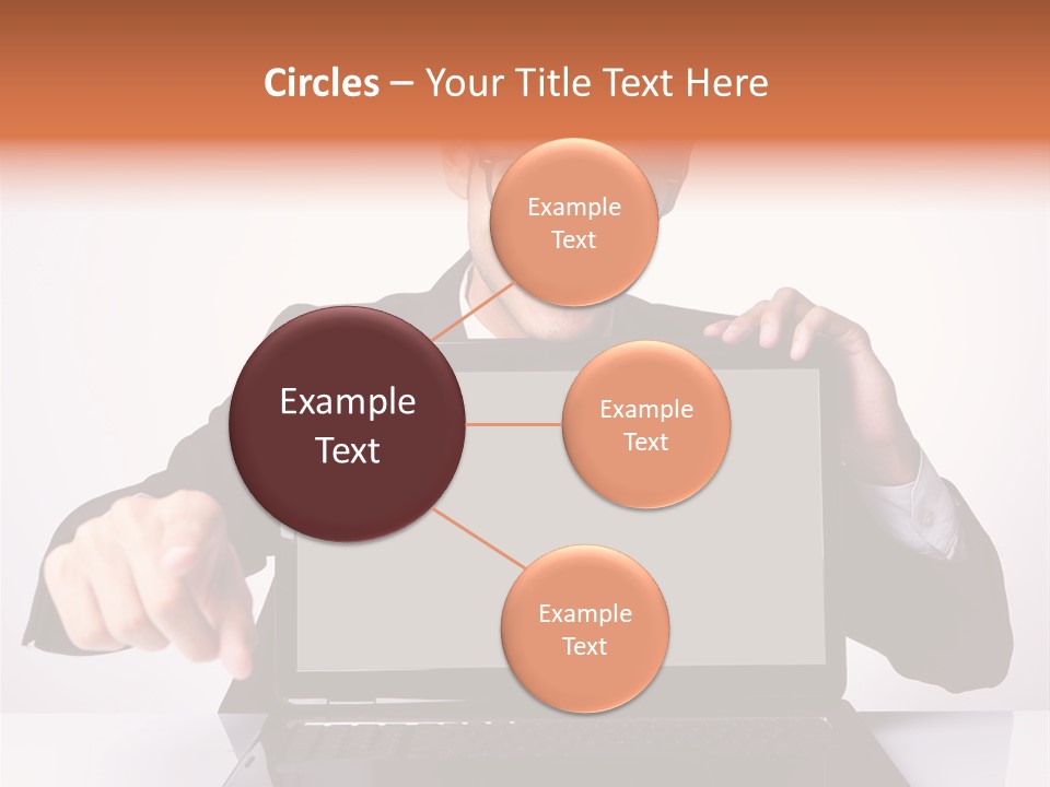 Professional Laptop Suit PowerPoint Template