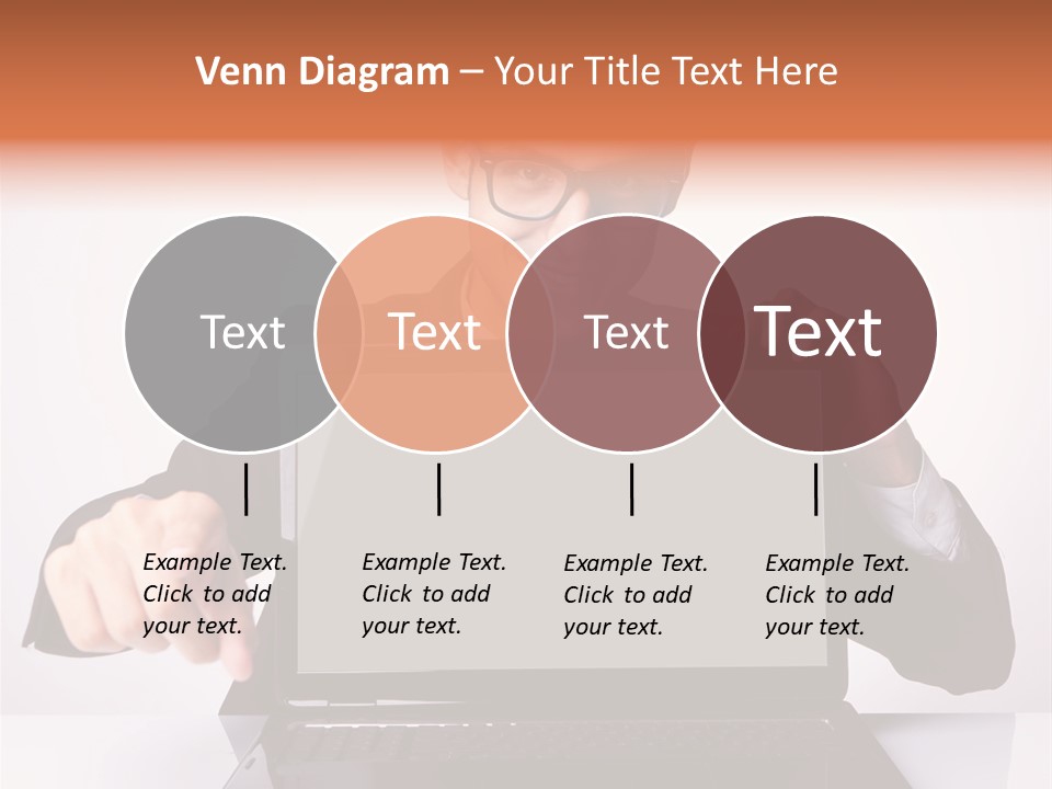 Professional Laptop Suit PowerPoint Template