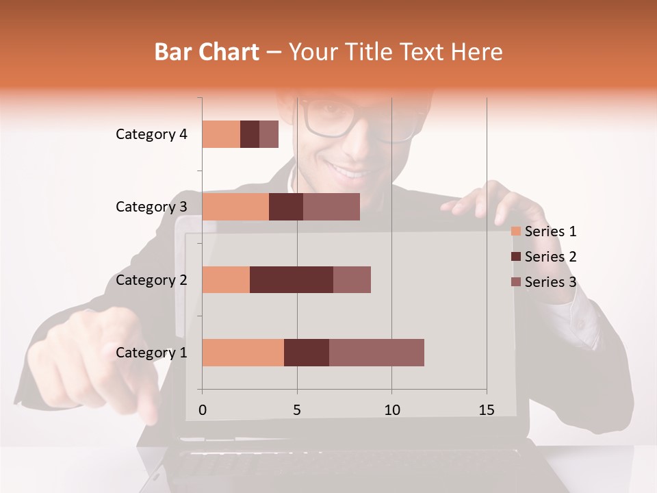 Professional Laptop Suit PowerPoint Template