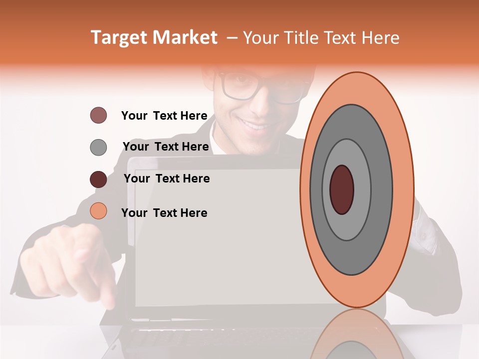 Professional Laptop Suit PowerPoint Template