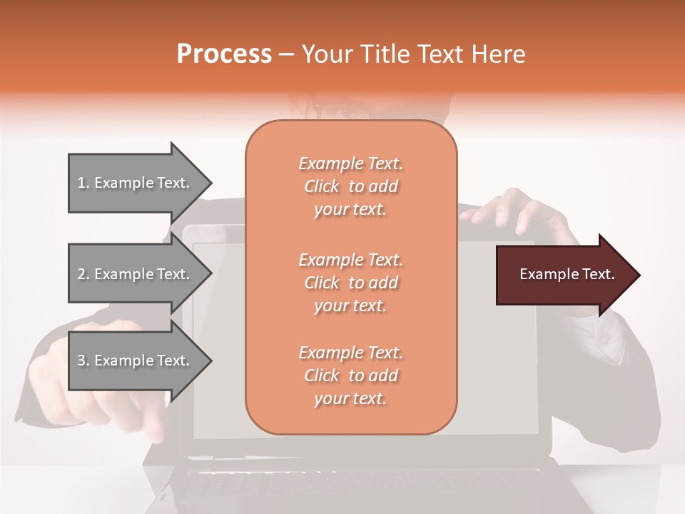 Professional Laptop Suit PowerPoint Template