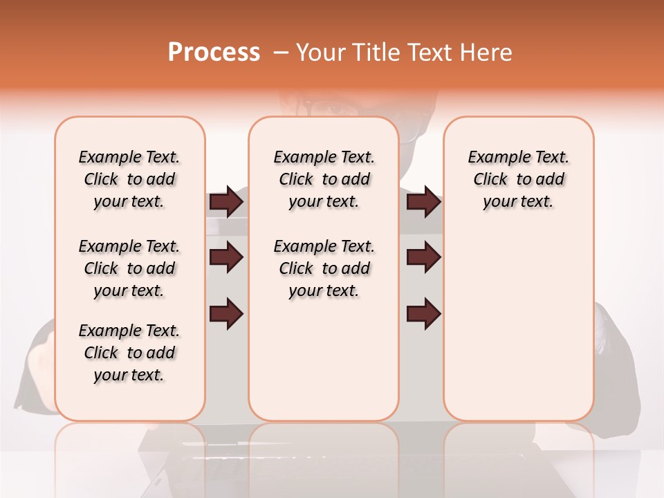 Professional Laptop Suit PowerPoint Template