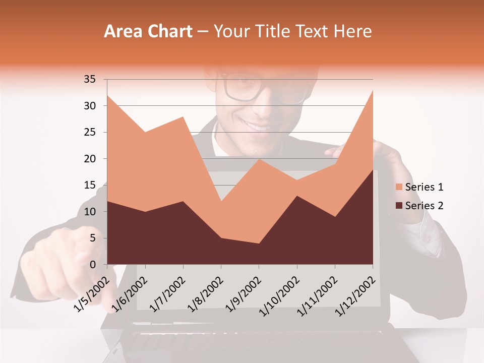 Professional Laptop Suit PowerPoint Template