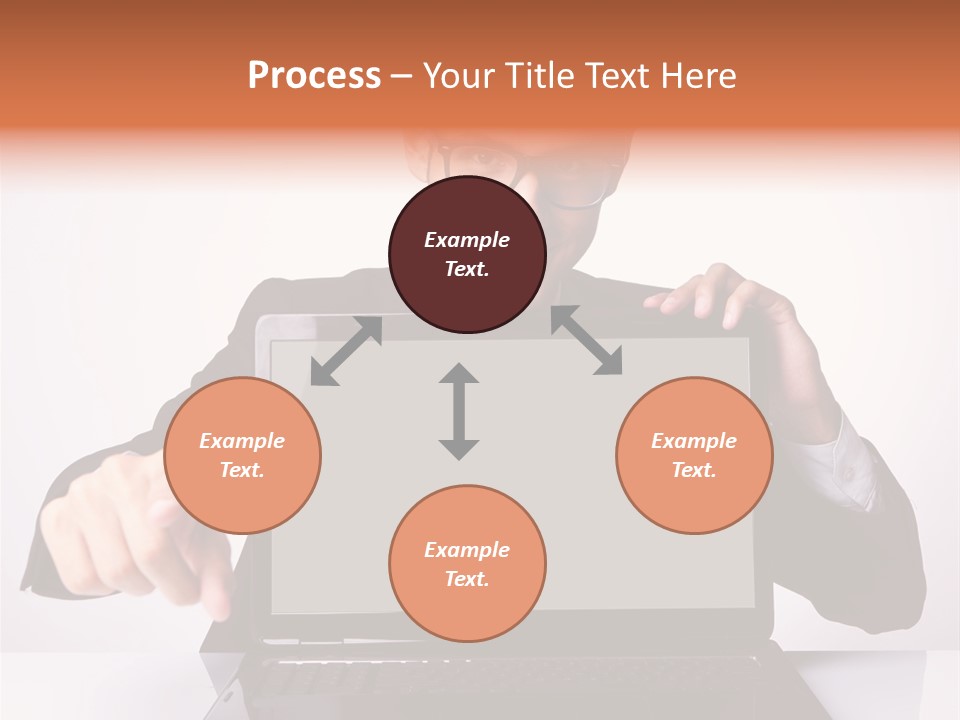 Professional Laptop Suit PowerPoint Template