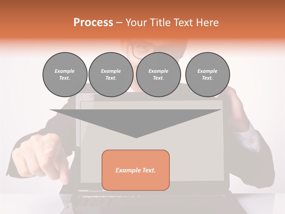 Professional Laptop Suit PowerPoint Template