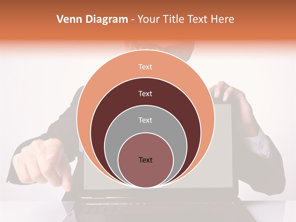 Professional Laptop Suit PowerPoint Template