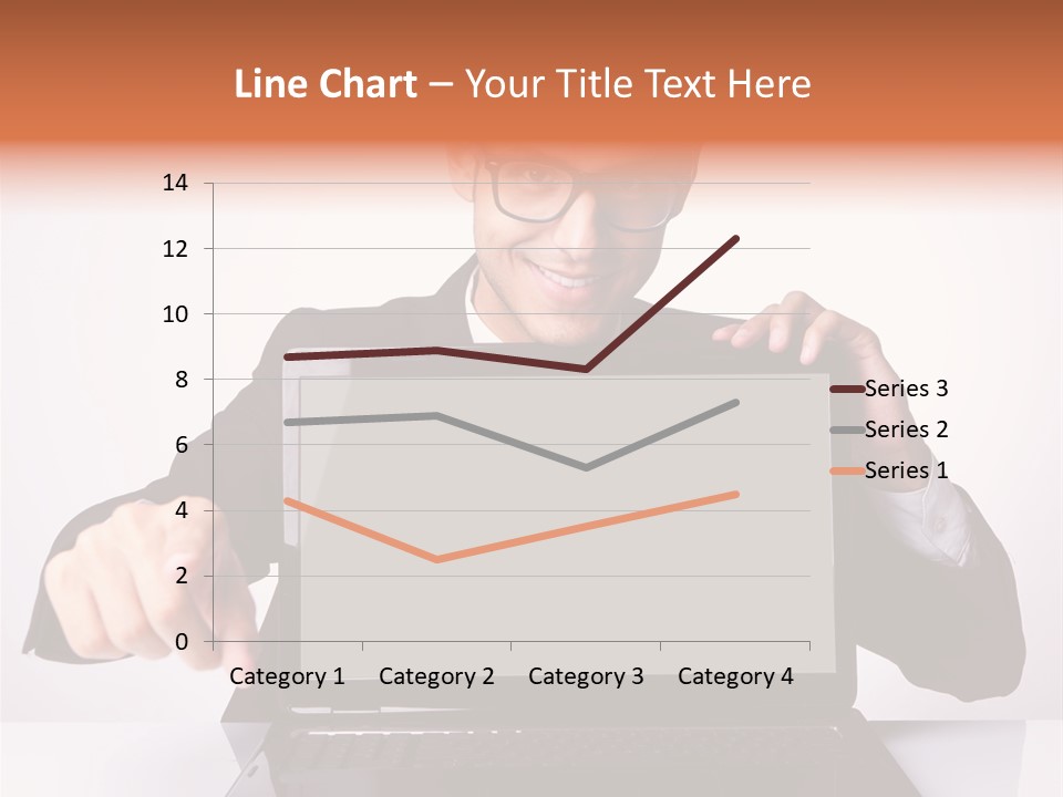 Professional Laptop Suit PowerPoint Template
