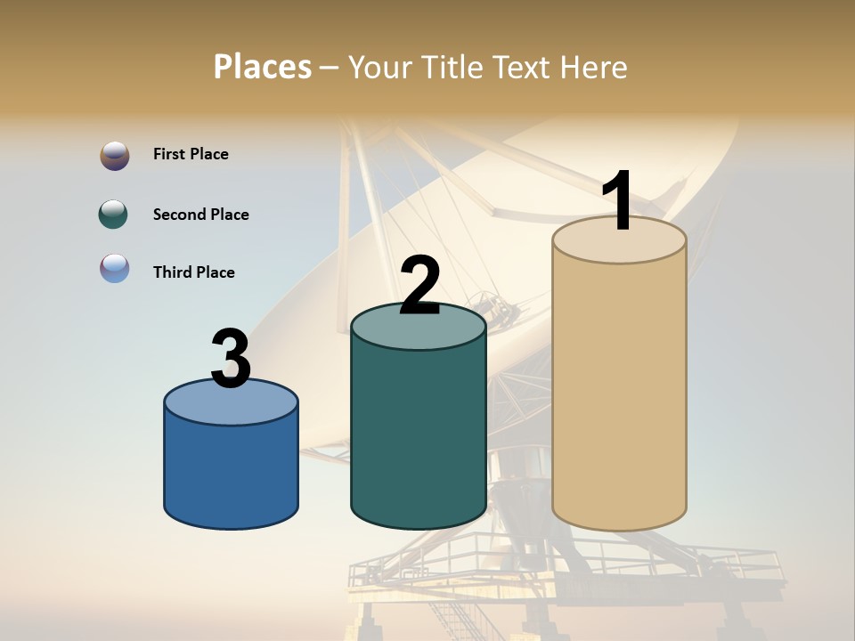 Space Communication Astronomy Telescope PowerPoint Template