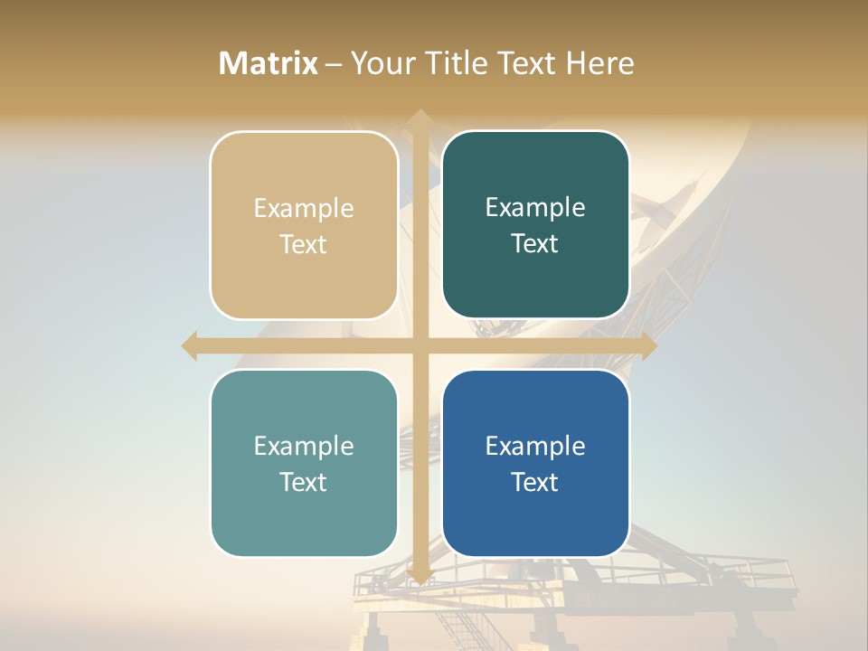 Space Communication Astronomy Telescope PowerPoint Template