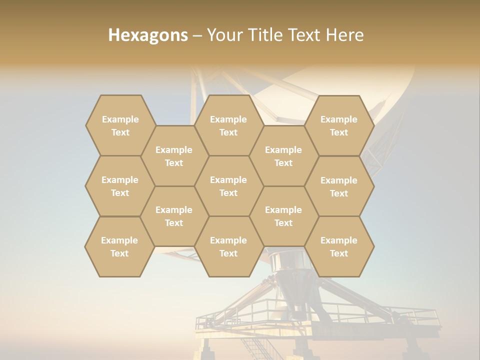 Space Communication Astronomy Telescope PowerPoint Template