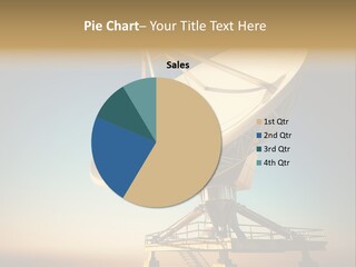 Space Communication Astronomy Telescope PowerPoint Template